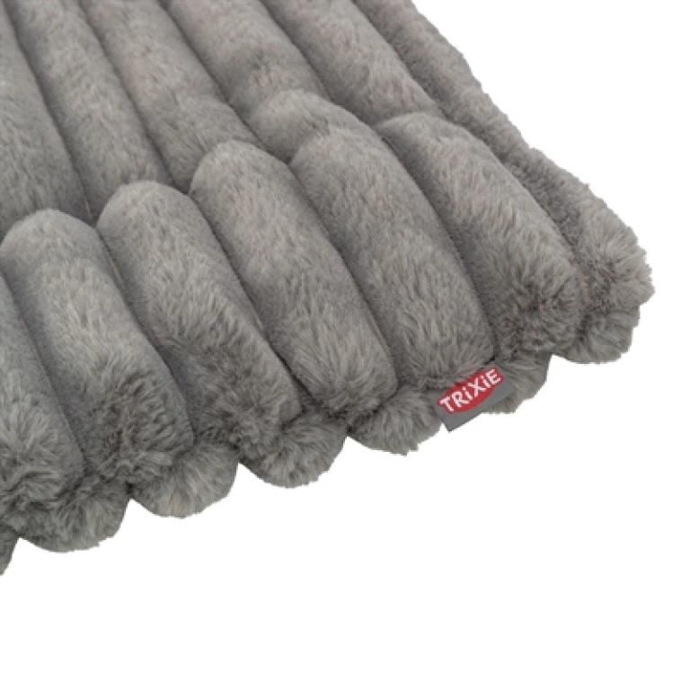 Trixie Hond Ligmat Lonni Ribfluweel Grijs 130x90 cm