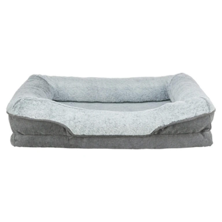 TRIXIE Vital Orthopedische Hondenmand Lino Hoekig Grijs 90x65 cm - 1 stuk