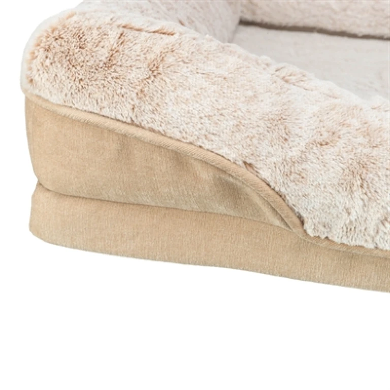 TRIXIE Vital Orthopedische Hondenmand Lino Hoekig Beige - 1 stuk