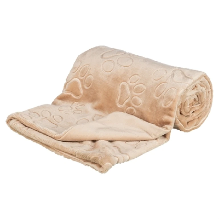TRIXIE Hondendeken Barry Softpluche Beige - 1 stuk (150x100 cm)