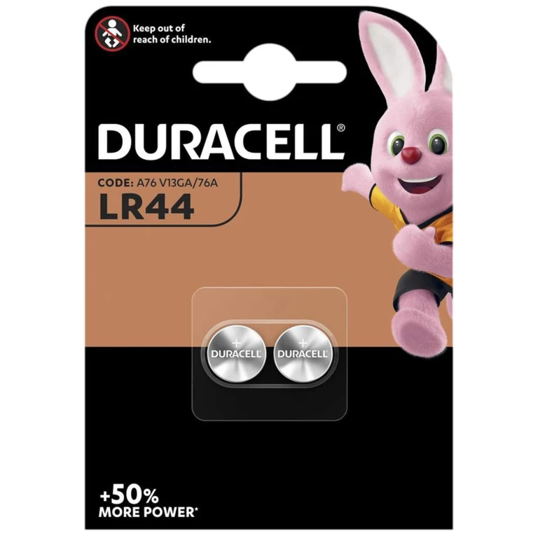 Duracell LR44 Alkaline Knoopcel Batterijen - set van 2