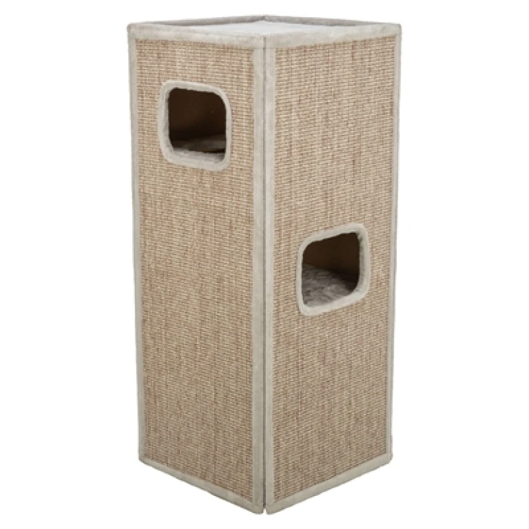 Trixie Kat Krabpaal Cat Tower Juno Lichtgrijs/Bruin - 1 stuk