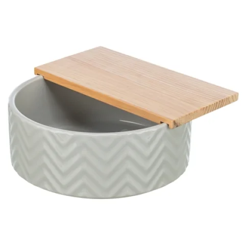 TRIXIE ZANDBAD MET PLATFORM MUIZEN / HAMSTERS KERAMIEK / HOUT