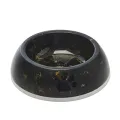 SAVIC VOERBAK DELICE 3 MARBLE ZWART / GOUD