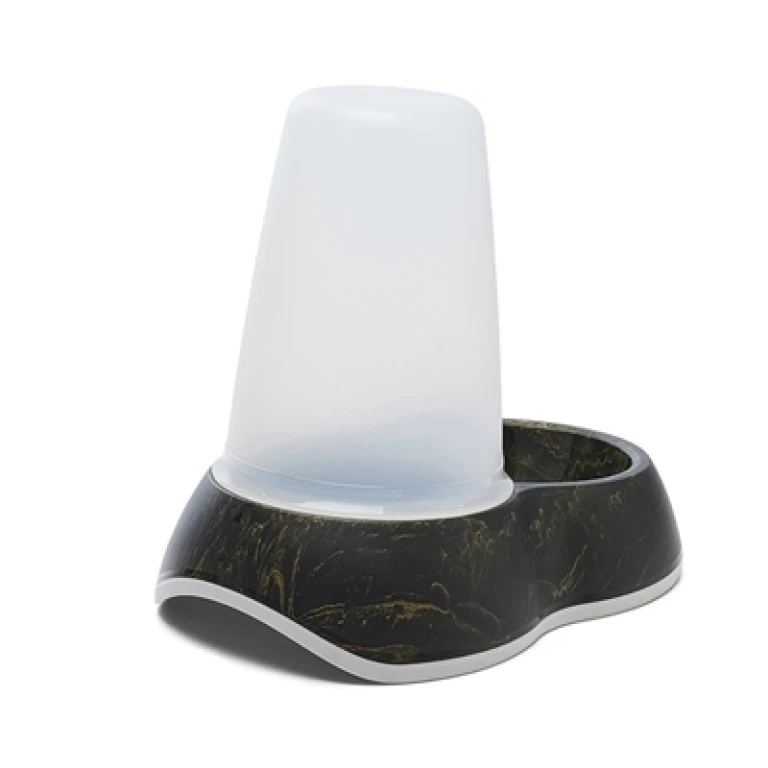 SAVIC Loop Marble drinkbak voor honden zwart/goud - 1 stuk