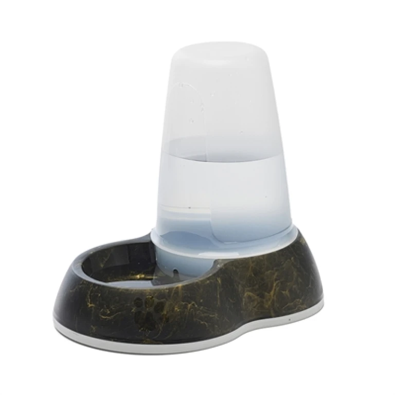 SAVIC Loop Marble drinkbak voor honden zwart/goud - 1 stuk