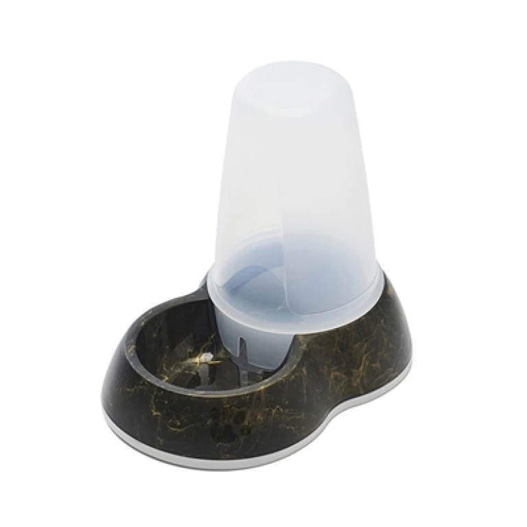 SAVIC Loop Marble drinkbak voor honden zwart/goud - 1 stuk