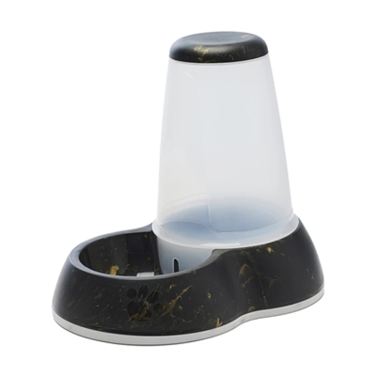 Savic Loop Marble Drinkbak voor Honden - Zwart/Goud - 1 stuk