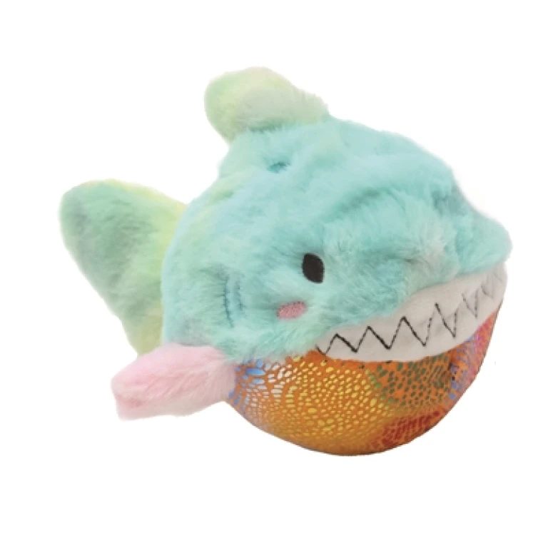 Croci Chromaball Haai Hondenspeelgoed - 18 cm - 1 stuk