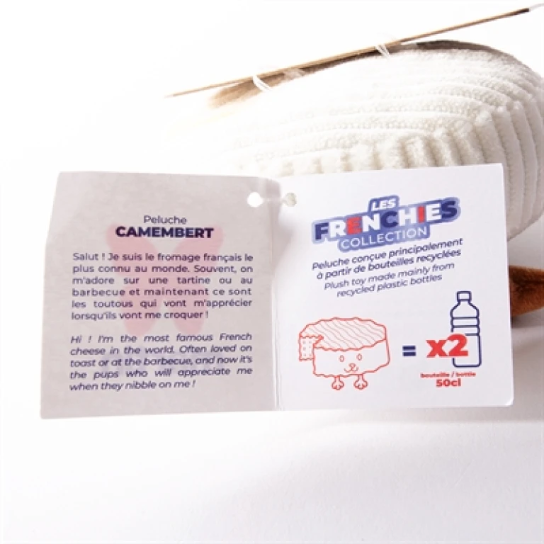 Hondenknuffel Martin Camembert 16x11x11 cm
