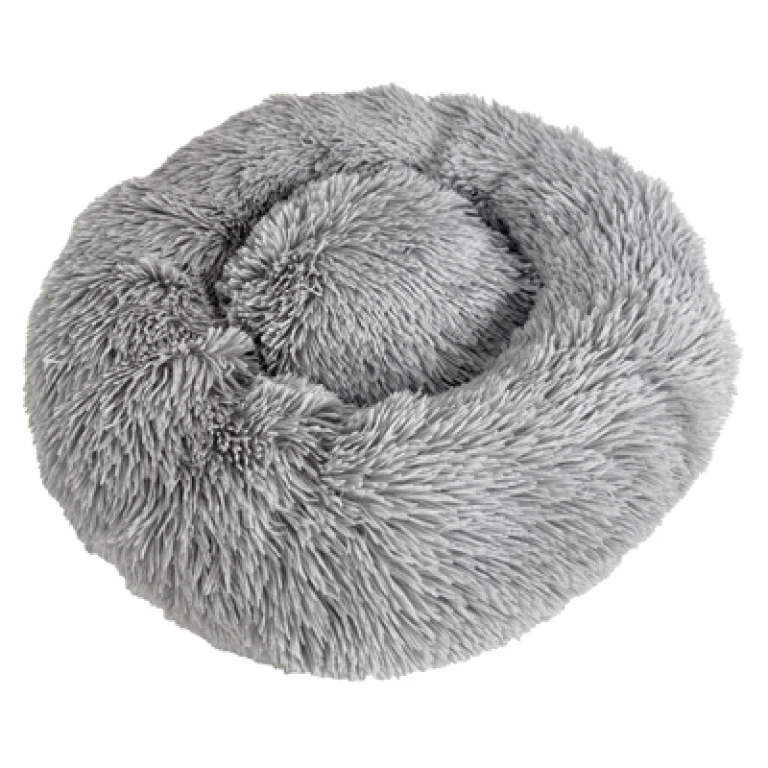 SAZZZ Fluffy Hondenmand Lichtgrijs - 52x52 cm - 1 stuk