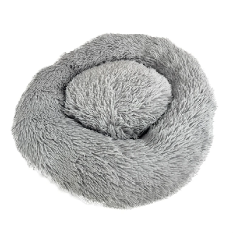 SAZZZ Fluffy Hondenmand Lichtgrijs - 65x65x15 cm - 1 stuk