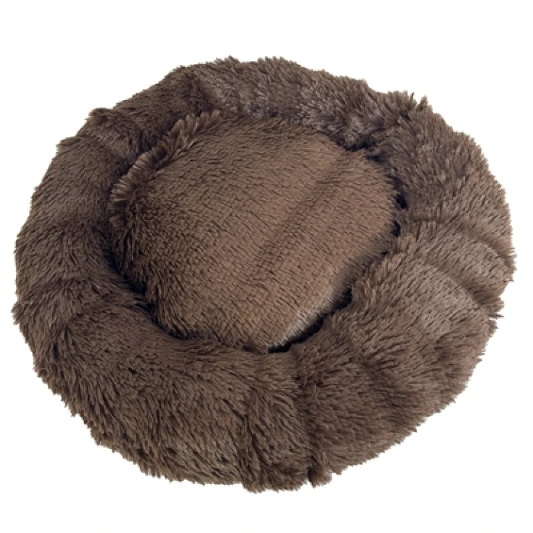 SAZZZ Hondenmand Fluffy Bruin 65x65x15 cm - 1 stuk