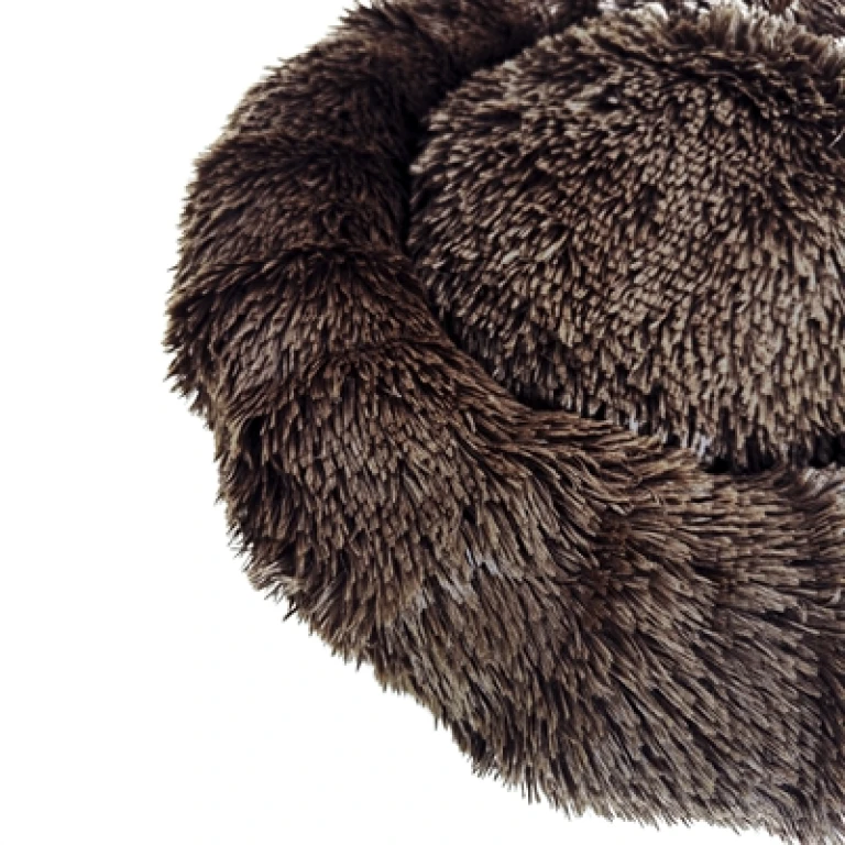 SAZZZ Hondenmand Fluffy Bruin 65x65x15 cm - 1 stuk