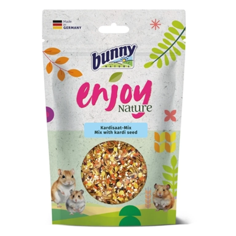 Knaagdierzaadmix met kardizaad 120 gram