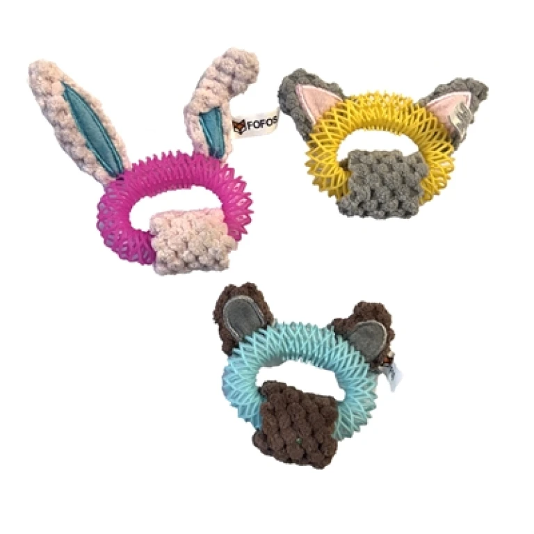 Kattenspeelgoedset Fofos Tiny Triple Ears - Set van 3