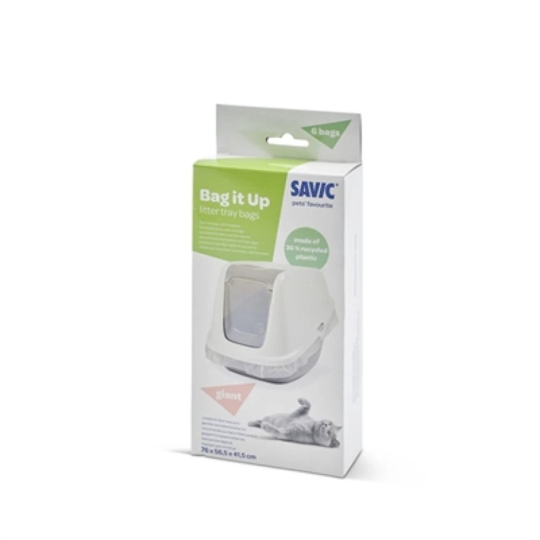 Savic Kattenbakzakken Bag It Up voor Nestor Giant 11,3x4,6x24,3 cm - set van 6