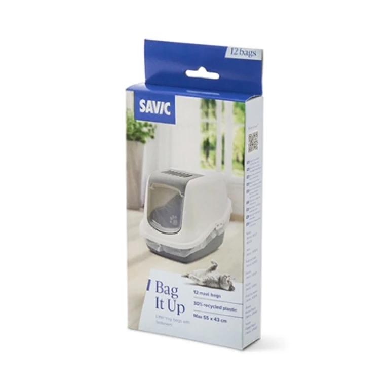 Savic Kattenbakzakken Bag It Maxi 11,2x3,2x24,3 cm - set van 6