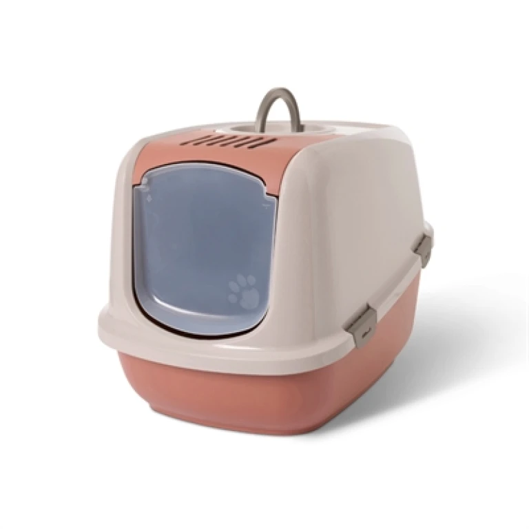 Savic Kattenbak Nestor Jumbo Champagne Roze/Terracotta 66,5x48,5x46,5 cm