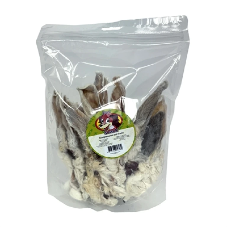 PETSNACK Konijn Snacks Konijnenoren met Vacht - 1 stuk (200 gr)