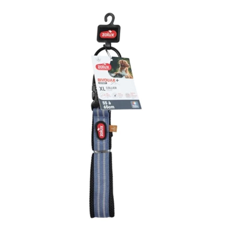 Zolux Bivouak Hondenhalsband Blauw XL - 1 stuk