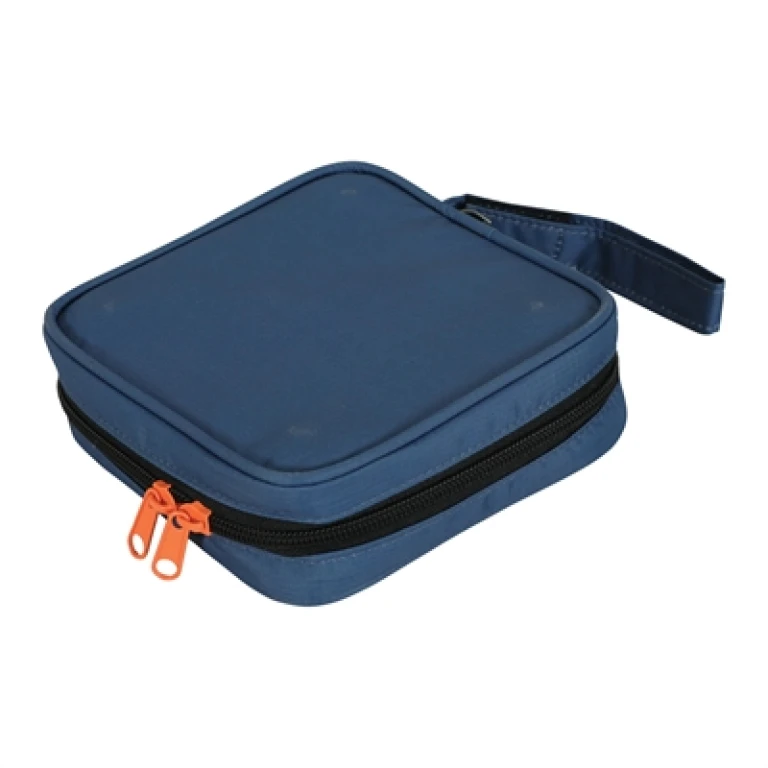 ZOLUX Bivouak 2in1 opvouwbare voer- en drinkbak blauw, 1 stuk