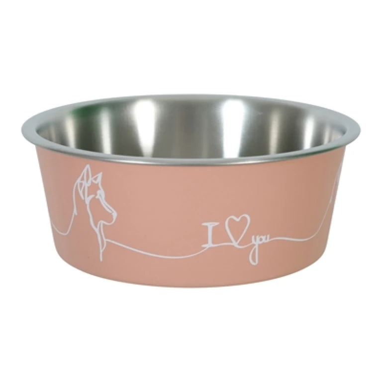Zolux Love Voerbak voor Honden Roze - 750 ml - 1 stuk