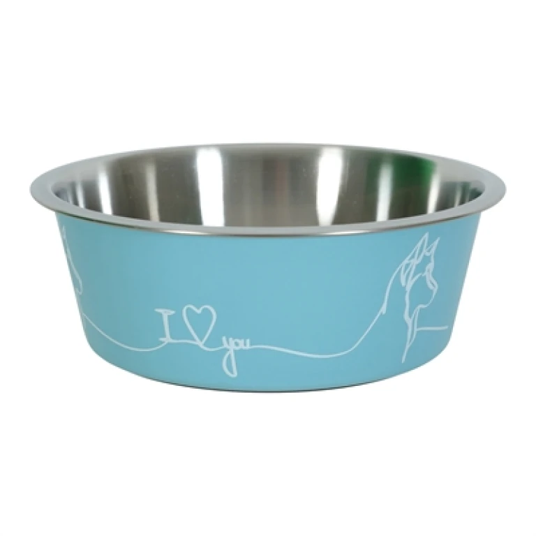Zolux Love Voerbak voor Honden Blauw - 1200 ml - 1 stuk