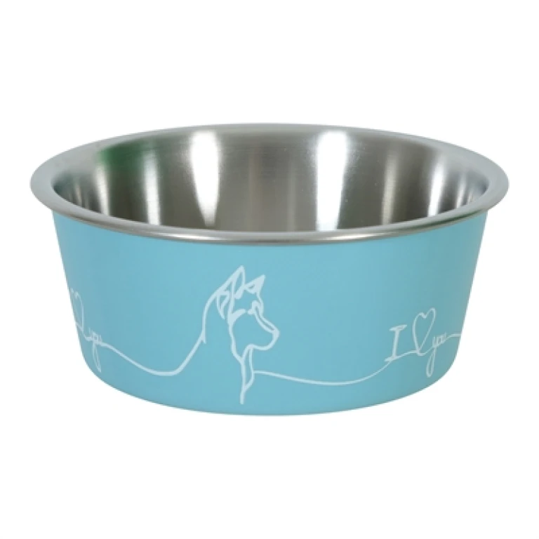 Zolux Love Voerbak voor Honden Blauw - 1700 ml - 1 stuk