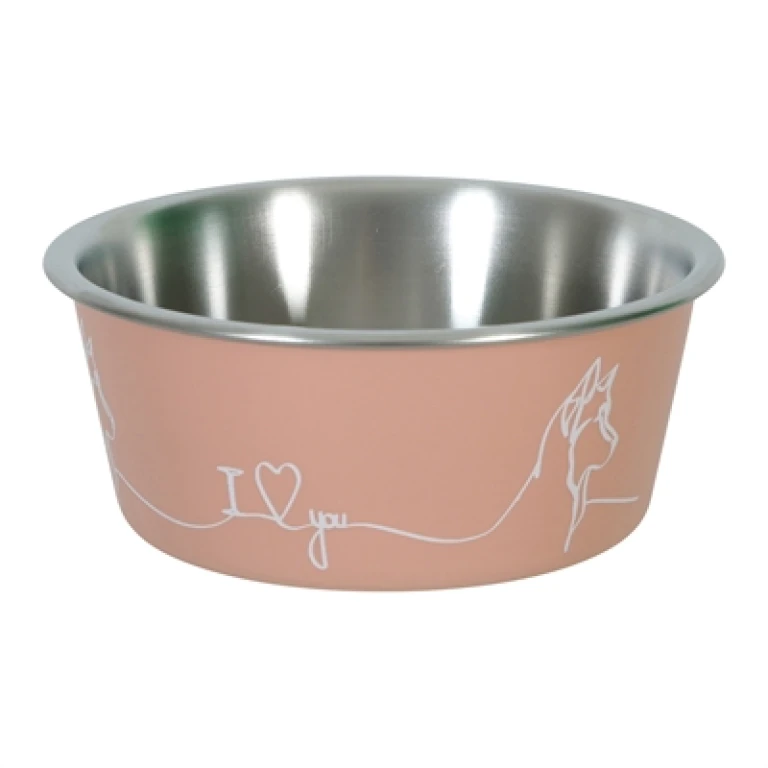 ZOLUX Love voerbak voor honden roze - 1 stuk - 1700 ml
