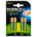Duracell oplaadbare batterijen NiMH AAA, 900mAh - set van 4