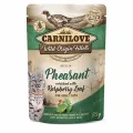 Carnilove Natvoer Fazant voor Kat - Set van 24 x 85 gr