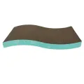EASYPETS Krabplank Wave Turquoise - 1 stuk