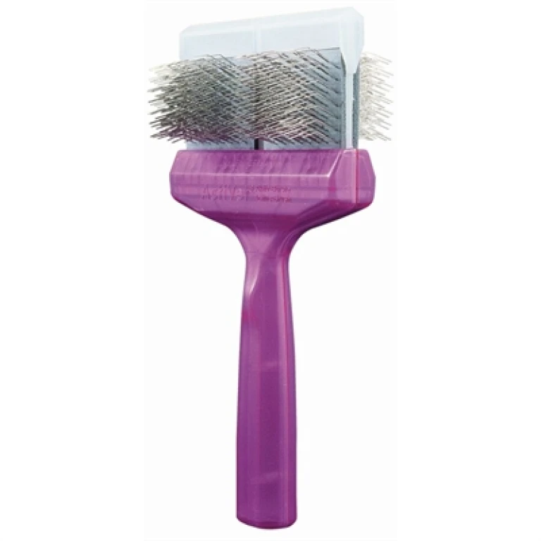 ACTIVET Borstel Mega Pro Hard Paars - 1 stuk