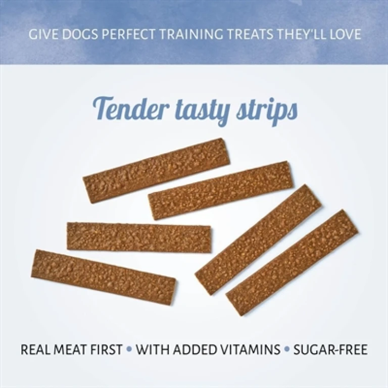 Hondensnacks Jerkey Strips Kip - Set van 20 stuks