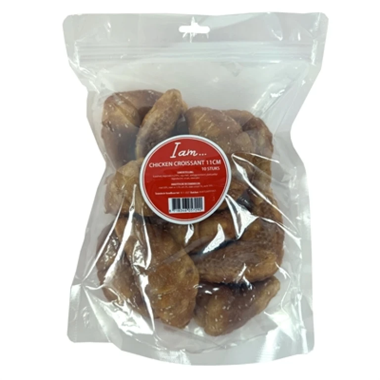 I AM Chicken Croissant Hond Bot - Set van 10 stuks