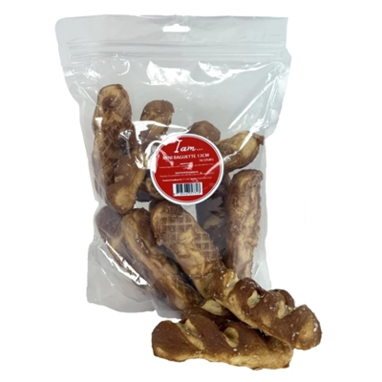 I AM Mini Baguette Hondenhondenbot met Rund en Kip - set van 10