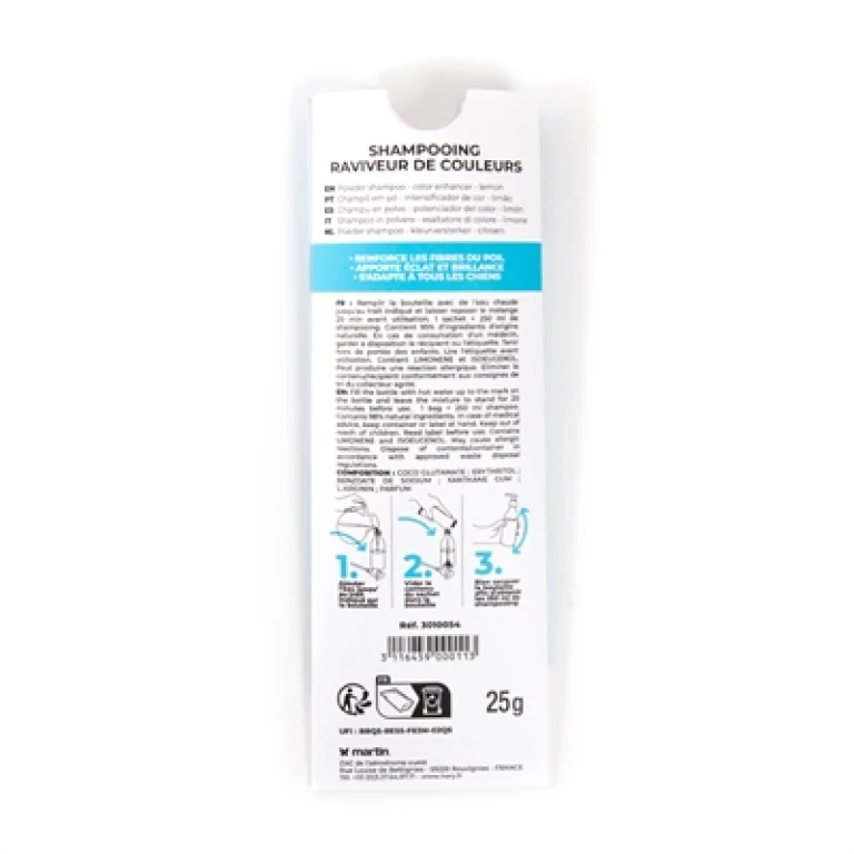 HERY Kleurversterkende Shampoo Poeder voor honden, 25 gr