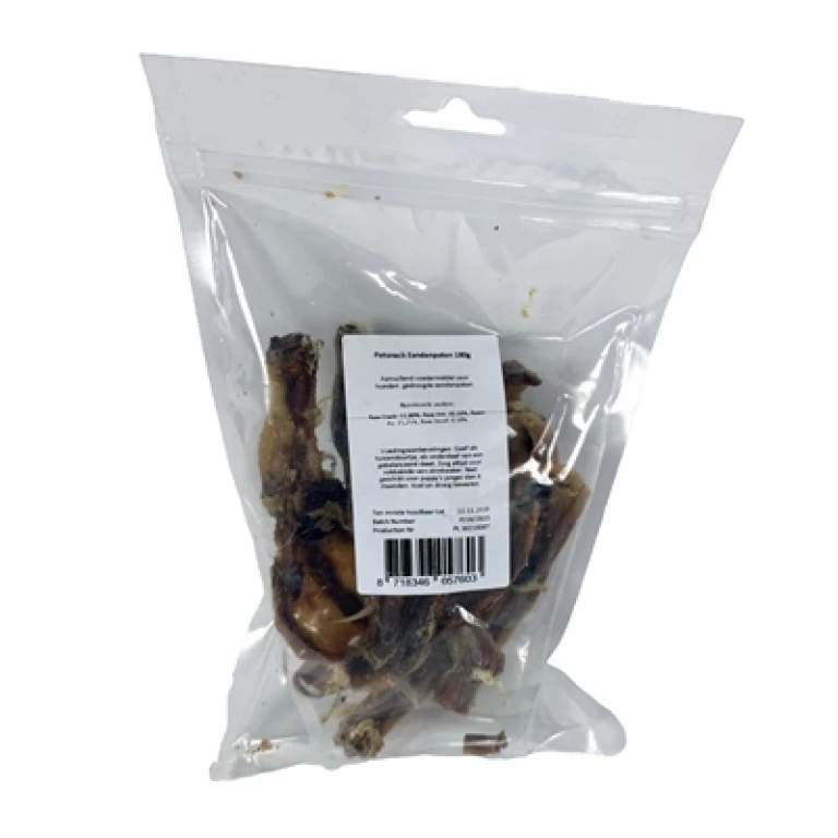 Hondensnacks Eendenpoten 180 gr