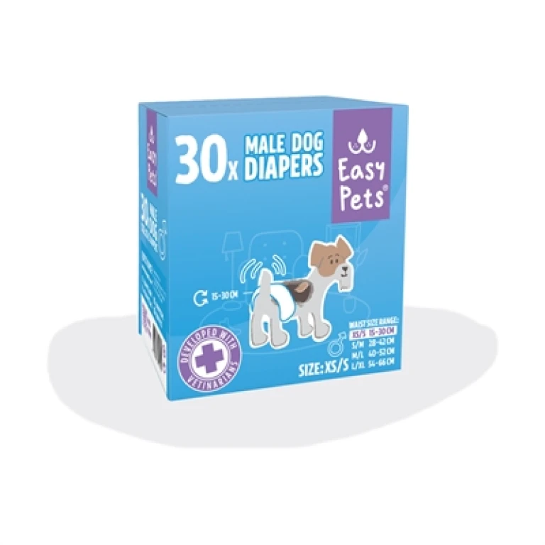 EasyPets Hondenluiers Reu XS/S 30 stuks