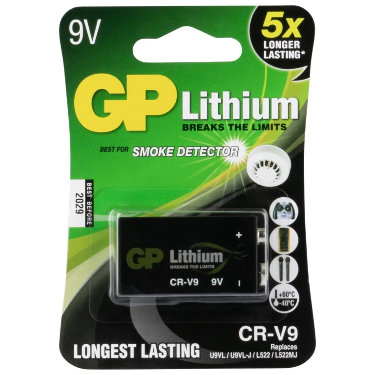 GP Lithium Batterij 9V CR-V9 - 1 stuk