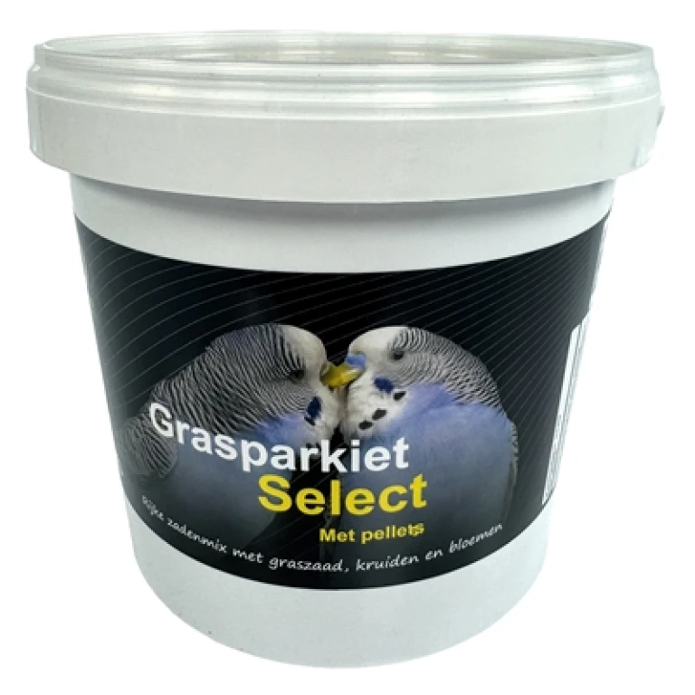 Hareco Vogelvoer Grasparkiet Select met Pellets 1,8 kg