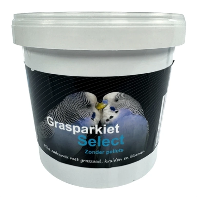 Hareco Vogelvoer Grasparkiet Select zonder pellets 1 stuk