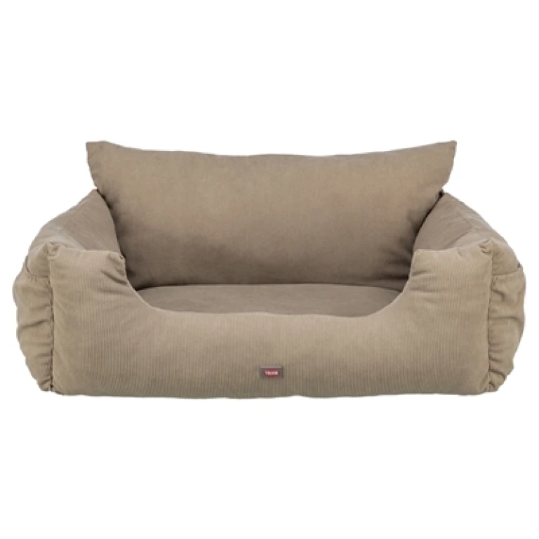 TRIXIE Autostoel Dubbel Taupe - 1 stuk