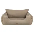 TRIXIE Autostoel Dubbel Taupe - 1 stuk