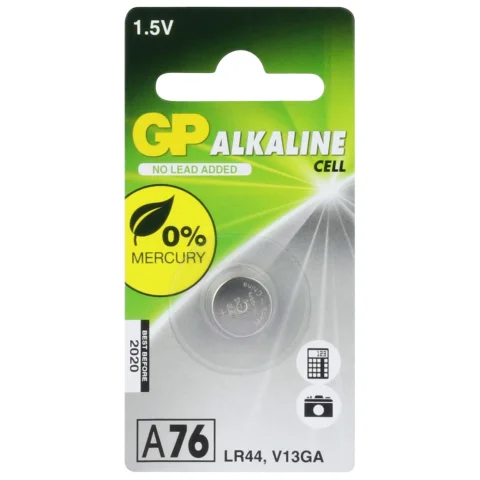 GP knoopcel alkaline LR44 - A76F-2C1