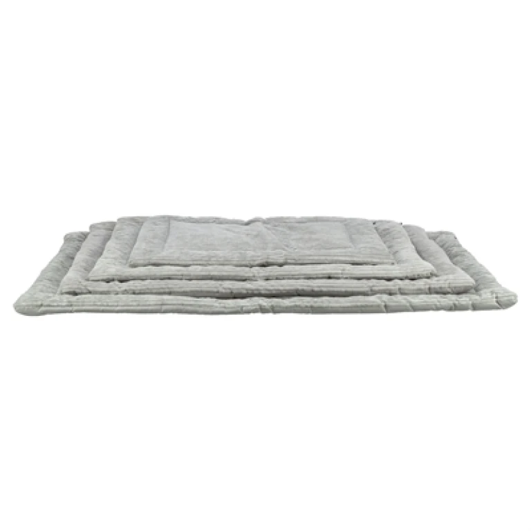 Trixie Hond Ligmat Jonna Ribfluweel Grijs 110x75 cm - 1 stuk