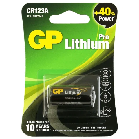 GP batterij lithium photo CR123A - GPCR123A-2U1