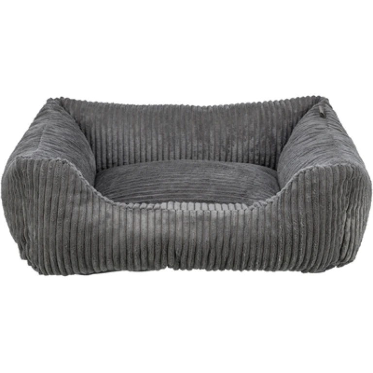 TRIXIE Hondenmand Jonna Vital Ribstof Donkergrijs - 60x50 cm - 1 stuk