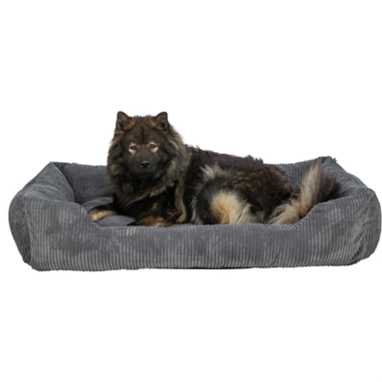 Trixie Hondenmand Jonna Vital Ribstof Donkergrijs 120x80 cm - 1 stuk